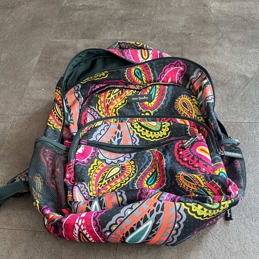Vera Bradley Vibrant Paisley Backpack